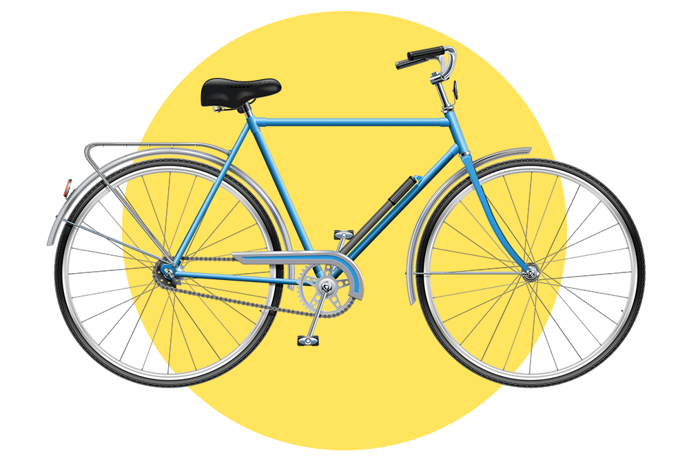 Fahrrad gut versichert mit DA Direkt Hausratversicherung Fahrradschutz.
