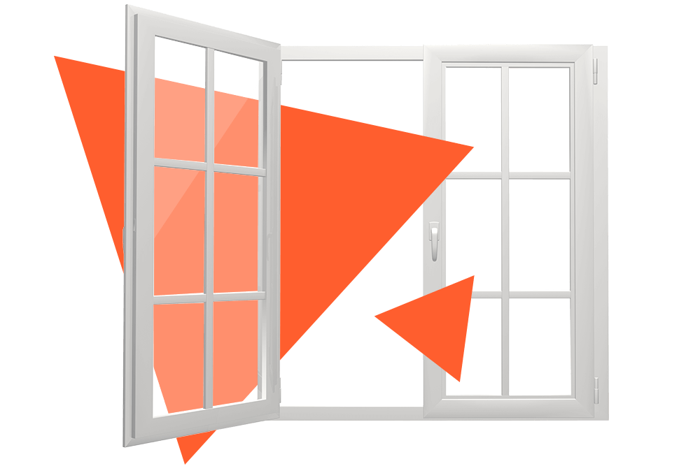 Fensterscheibe bestens versichert mit DA Direkt Glasversicherung.