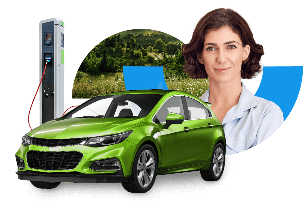 E-Auto oder Plug-in-Hybridfahrzeug versichern mit der besten Kfz-Versicherung für Elektroautos.