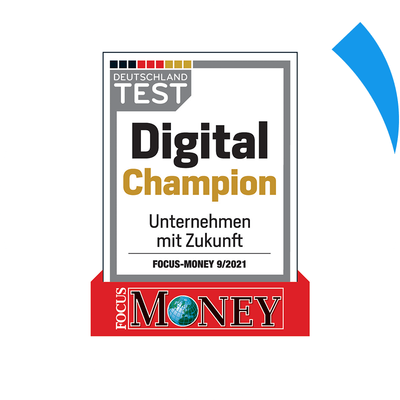 DA Direkt ist Digital-Champion 2021 laut Focus Money 09/2021