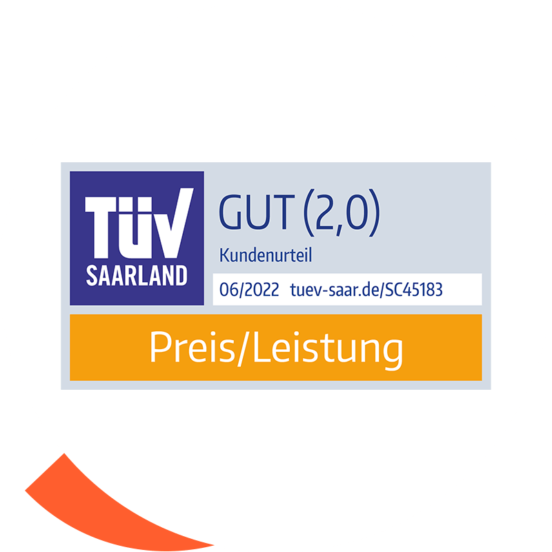 Kfz-Versicherung Test: Preis/Leistung bei DA Direkt "Gut" laut Kundenurteil im TÜV Saarland 06/2020