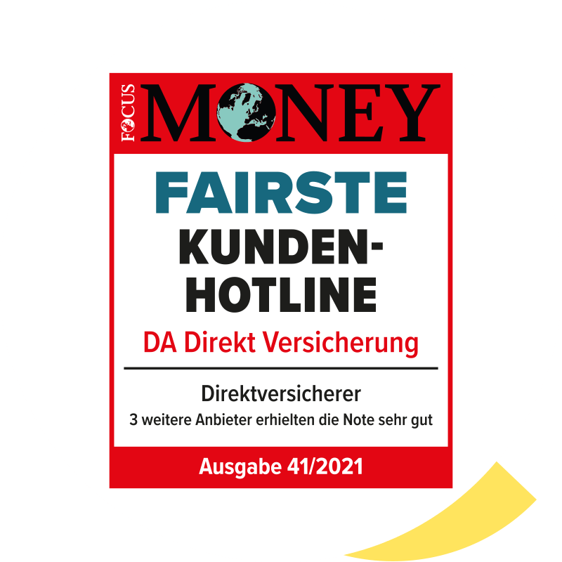 Fairste Kundenhotline: DA Direkt wird von Focus Money ausgezeichnet