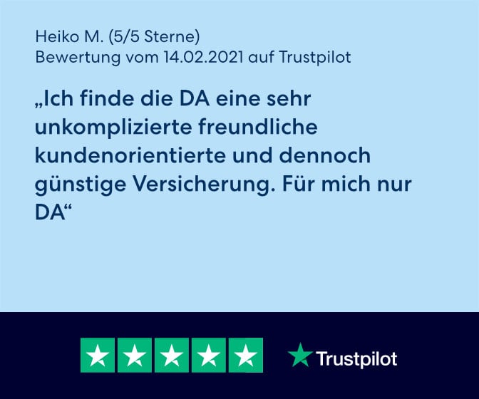 Trust Pilot: DA Direkt Bewertungen und Erfahrungen von Kunden zu Versicherungen & Service.