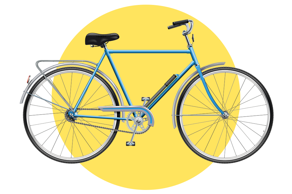 Fahrrad gut versichert mit DA Direkt Hausratversicherung Fahrradschutz.