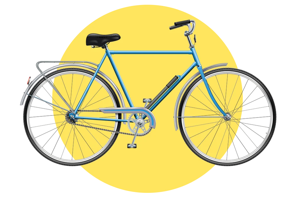 Fahrrad gut versichert mit DA Direkt Hausratversicherung Fahrradschutz.