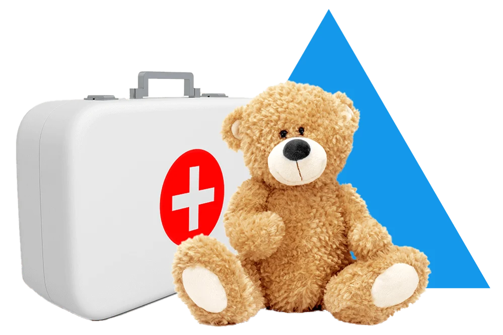 Kinder nach Unfall bestens versichert mit DA Direkt Unfallversicherung.