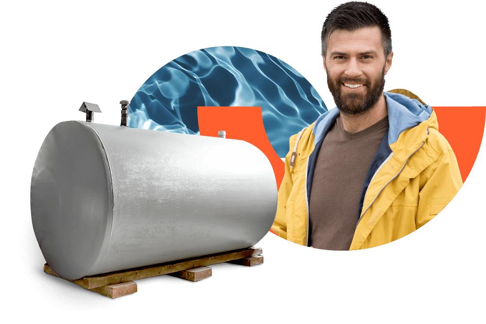 • Leck im Heizöltank? Gut versichert mit der DA Direkt Gewässerschaden-Haftpflicht.