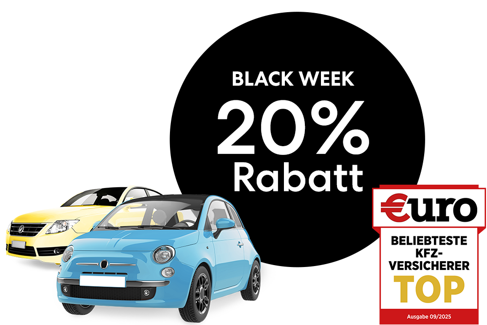 DA Direkt Zweitwagenversicherung : 20% Black Week-Rabatt