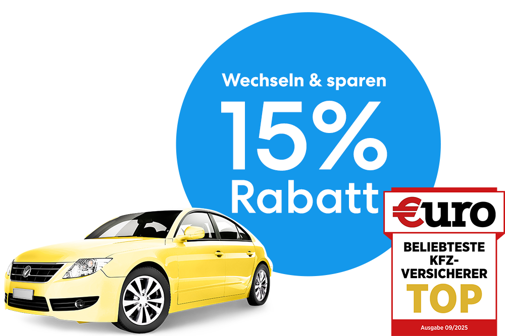 DA Direkt Autoversicherung: 15% Sonderkuendiger-Rabatt