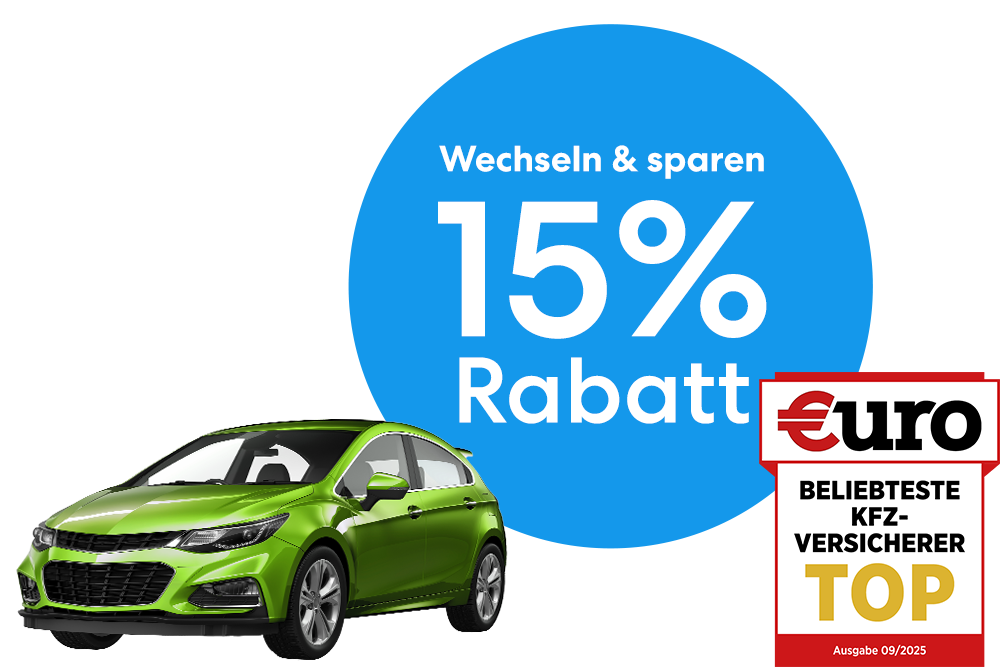 DA Direkt Elektroauto-Versicherung: 15% Sonderkuendiger-Rabatt