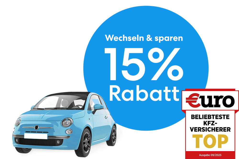 DA Direkt Kfz-Versicherung fuer Fahranfaenger: 15% Sonderkuendiger-Rabatt