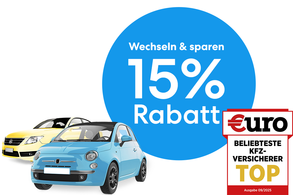 DA Direkt Zweitwagenversicherung: 15% Sonderkuendiger-Rabatt