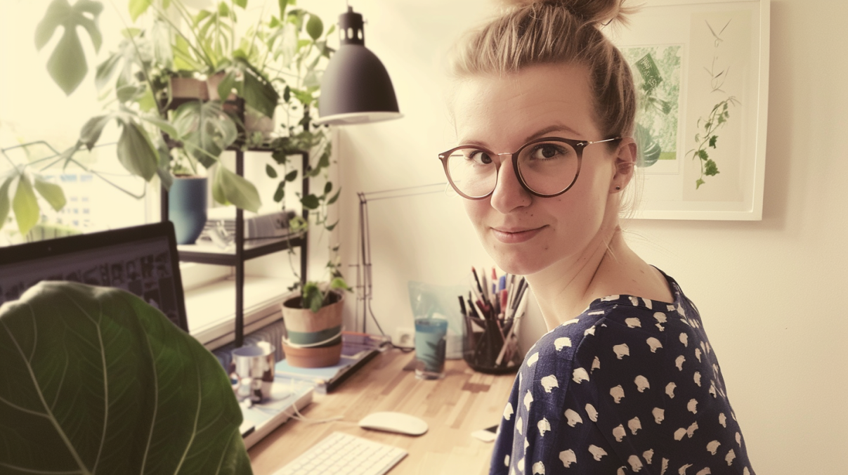 Maren ist mit ihrer neuen Brille sehr zufrieden. Dank Brillenzusatzversicherung war sie nicht teuer.