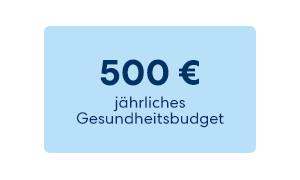 500 € jährliches Gesundheitsbudget für Ihre Vorsorge