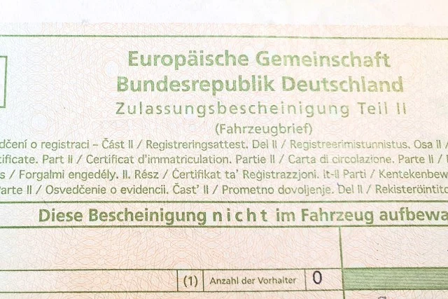 Der Kfz-Brief hat große Bedeutung für Autofahrer.