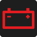 Die Batterie-Warnleuchte weist darauf hin, dass die Batterie nicht ausreichend geladen wird.