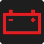 Die Batterie-Warnleuchte weist darauf hin, dass die Batterie nicht ausreichend geladen wird.