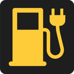 Das Symbol eines Ladesteckers oder einer Ladesäule (oft verbunden mit einem Blitz) zeigt an, dass das Fahrzeug geladen wird oder dass ein Problem beim Ladevorgang aufgetreten ist.