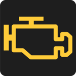 Wenn die Motor-Kontrollleuchte aufleuchtet, ist das ein Signal dafür, dass es ein Problem mit der Motorsteuerung oder Abgasanlage gibt.