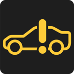 Ein Symbol, das oft Auto mit einem Ausrufezeichen zeigt, signalisiert Probleme mit dem elektrischen Antriebssystem.