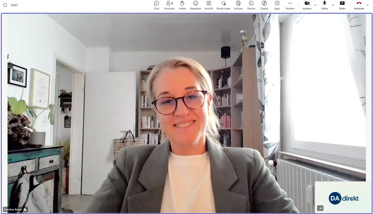 Dr. Caroline Bauer im Online-Interview