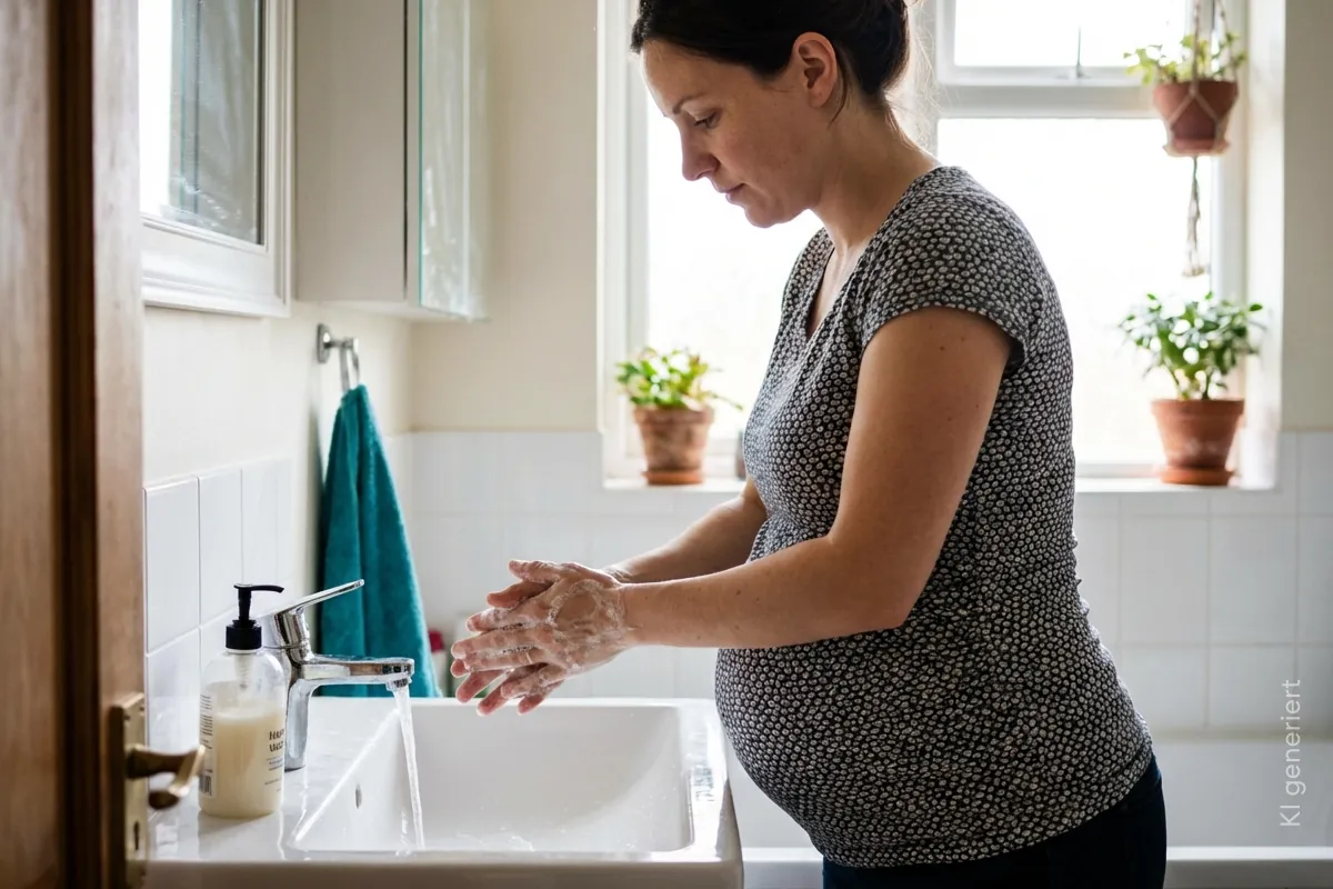 Mit ein paar Hygieneregeln im Haushalt können Sie CMV in der Schwangerschaft vorbeugen