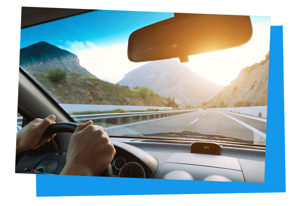 Sicher mit dem Mietwagen unterwegs mit DA Direkt Autoversicherung.