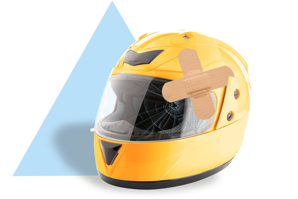 Bei einem Motorradschaden nutzen Sie unseren 24/7 Service oder unsere Online-Schadenmeldung.