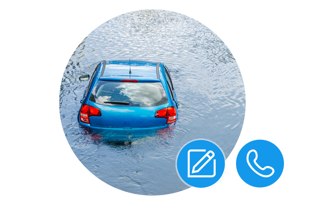 Unwetter Auto