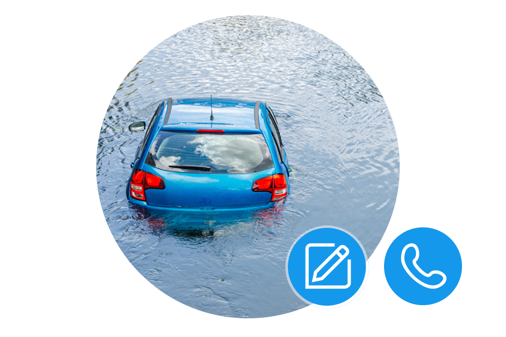 Unwetter Auto