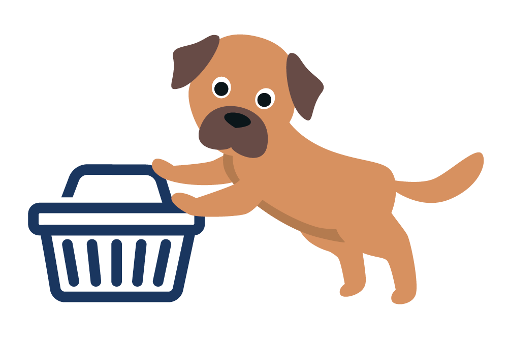 Einkaufsliste für Hunde