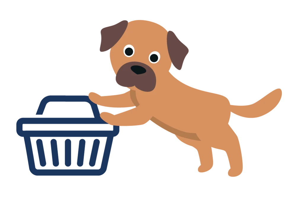 Einkaufsliste für Hunde