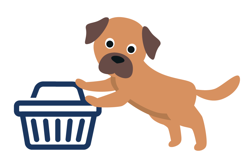 Einkaufsliste für Hunde