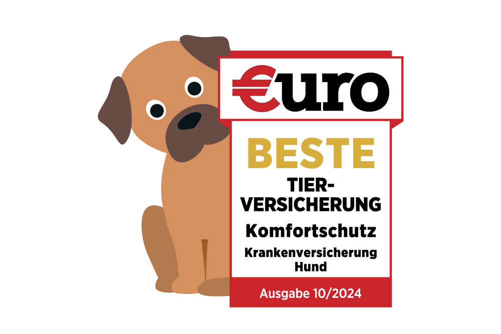 DA Direkt: €uro-Magazin Testsieger - Beste Tierversicherung für Ihren Hund im Standardtarif