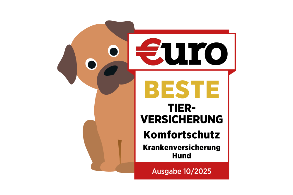 DA Direkt: €uro-Magazin Testsieger - Beste Tierversicherung für Ihren Hund im Standardtarif