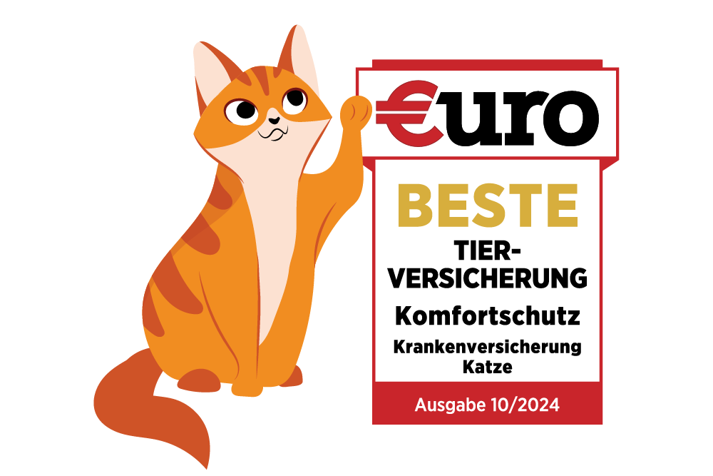DA Direkt: €uro-Magazin Testsieger - Beste Tierversicherung für Ihre Katze im Standardtarif
